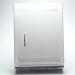 Towel Cabinet C-Fold Enameled White