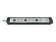 Brennenstuhl Premium-Line 6-fach Steckdosenleiste, 2-fach schaltbar