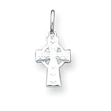 Sterling Silver Celtic and Iona Cross Charm - JewelryWeb