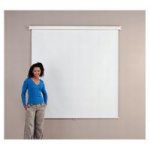158103: Metroplan Budget Projection Screen Square Format (240cm x 240cm) Wide Wall/Ceiling Screen (210305E)