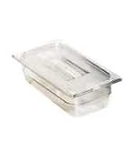 Clear Top Notch Food Pan Sixth Size - 2-1/2'' deep Clear