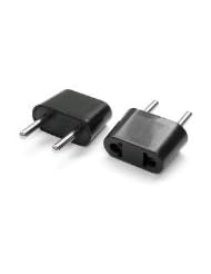 CE: Ckitze USA to Europe Round Travel Plug Adapter - Gandhi Appliances LLC.