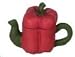 Dollhouse Miniature Red Bell Pepper Teapot