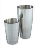 Bar Shaker, 30 oz., stainless, mirror finish, 3 5/