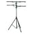 American DJ heavy duty 12' light stand with 2 side arms