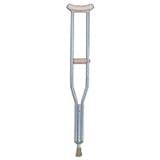 Apex-Carex Adjustable Aluminum Crutch, P-But, Adult, 1 Ea