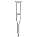 Apex-Carex Adjustable Aluminum Crutch, P-But, Adult, 1 Ea