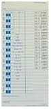 Pyramid Time Cards For Pyramid Models 3500 & 3700, 4in. x 9in., Pack Of 100