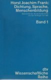 Dichtung, Sprache, Menschenbildung Band 1 - unbekannt