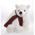 Christmas 12 Polar Bear With Christmas Scarf (pack Of 6) Pack of 6 pcs by Christmas
