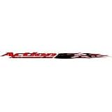 Action Accessories 1058-S Kick-Back 18 Stainless Steel Front Mud Flap with Bracket by Action Accessories
