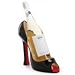 Wild Eye Black High Heel Wine Bottle Holder