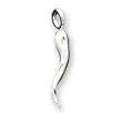 Sterling Silver Italian Horn Charm QC264
