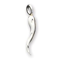 Sterling Silver Italian Horn Charm