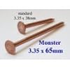 Copper Tree Stump Killer - 30x V.Large 65mm copper nails