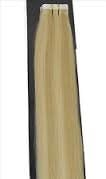 20 Pieces Remy Silky Straight Tape in Human Hair Extensions 50g Co# 16/613 Ash Blond w/ Bleach Blonde