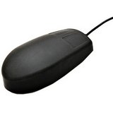 Man & Machine Mighty Mouse - Mouse - optical - 2 button(s) - wired - USB - black