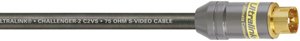 Ultralink C2VS-1M Challenger-2 Series 75ohm S-video Cable (1M)
