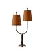 Murray Feiss 9993EBY Tavaris Two Light Table Lamp in Ebony