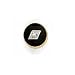 14K Gold Diamond and Onyx Tie Tack