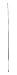 Super edle Dressurgerte, Gerte 100cm mit Silber