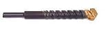 Triumph Twist Drill 038225 3/8" x 6" High Helix, Black Oxide Masonry Drill Bit
