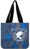 Custom Harry Potter Ravenclaw Logo Reusable Shopping Bag Travel Tote Bags Cotton Canvas Bag (Two Sides Printing)