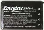 Energizer Battery ERD800 for Casio NP20DBA