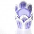Violet Tulip Cupcake Cases