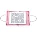 Gigi Chantal Pink Faux Alligator Bible Cover Feature Zippered Main Pocket Double Carrying Handle