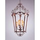 Apollo Foyer Chandelier, Large by Currey & Company - 9721