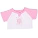 Build-A-Bear Workshop Oakland Athletics Pink Raglan Tee
