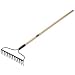 Tools & Hardware : Ames True Temper 14-Inch Eagle Welded Bow Rake with 48-Inch Handle #1881600