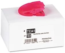 (3 Pack Value Bundle) AVT75341 Fabric Panel Wall Clips, Jumbo Size, Assorted Cool Colors, 10/Box