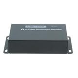 1x4 (1:4) 4-Way Composite RCA Video Distribution Amplifier/Splitter