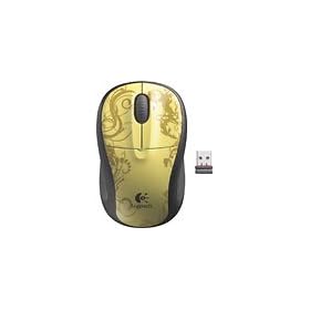 Logitech M305 Wireless Optical Mouse - Gold Tendrils: Electronics