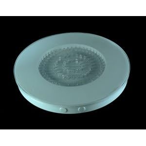 Multi Color LED Light Base for Centerpieces, Battery Operated,10 inch diameter by Party Brights