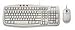Microsoft Basic White Value Pack - Keyboard - PS/2 - mouse - white - English - OEM (pack of 3 )