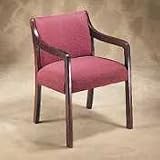 2300 Series Guest Chair, Medium Oak Finish, Gray Fabric (HON2304MAB12)