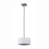 DVI DVP4510BN 2 Light Percussion Large Pendant Light, Buffed