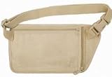Travelon Security Waist Pouch - Tan Cotton