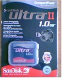 Sandisk 1gb UltraII Compact Flash Card in retail packaging