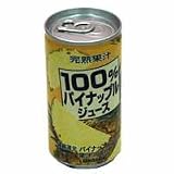 サンガリア 100%パインアップルジュース 190g缶 ×30個 サンガリア 100%パインアップルジュース 190g缶 ×30個