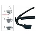 Boston Kapodaster universal f�r alle 6-saitigen Wester- oder E-Gitarren / schwarz