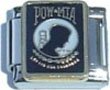 Clearly Charming Pow MIA Italian Charm Bracelet Link