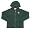 Michigan State Womens Zip Front Hoody Sweatshirt (Team Color) - Large