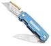 Westward 1YJD7 Folding Knife, 9 1/2 In, Clip Blade, Blue
