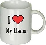 I Love My Llama Coffee Cup Mug