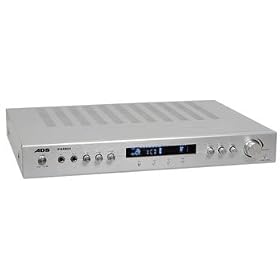 50W AV/Karaoke Stereo Amplifier, Silver