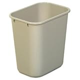 Waste Basket, 28 Quart Capacity, Beige (RUB136) Category